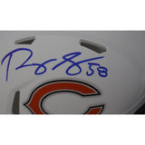 Roquan Smith Autographed/Signed Chicago Bears Mini Helmet Beckett 46949
