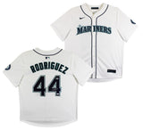 Mariners Julio Rodriguez Authentic Signed White Nike Jersey Autographed BAS