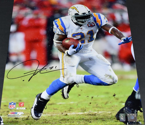 LADAINIAN TOMLINSON AUTOGRAPHED SAN DIEGO CHARGERS 16x20 PHOTO GTSM