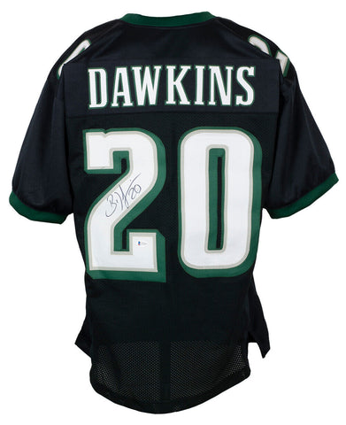 Brian Dawkins Signed Custom Black Pro Style Football Jersey BAS ITP