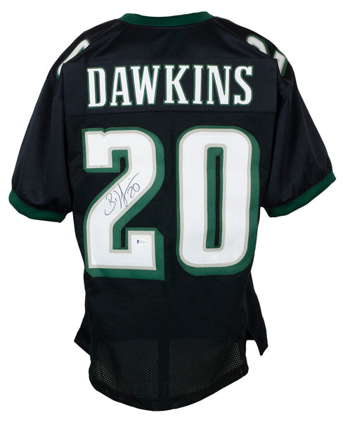 Brian Dawkins Signed Custom Black Pro Style Football Jersey BAS ITP