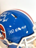 John Elway Signed Broncos "D" Logo Blue Helmet "HOF 2004" & "1987 NFL MVP"