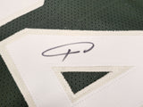 BUCKS GIANNIS ANTETOKOUNMPO AUTOGRAPHED GREEN JERSEY BECKETT WITNESS 232744