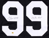 Levon Kirkland Signed Pittsburgh Steelers Jersey inscrd "2x Pro Bowl" (CAS COA)