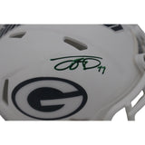Jayden Reed Autographed Green Bay Packers 24 Salute Mini Helmet Beckett 48857