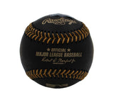 Tom Glavine Signed Atlanta Braves Rawlings OML Black MLB Baseball with "HOF 14"