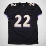 Autographed/Signed Derrick Henry Baltimore Black Football Jersey JSA COA