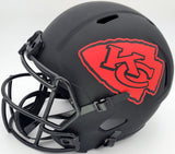 TYREEK HILL AUTOGRAPHED CHIEFS ECLIPSE BLACK FULL SIZE HELMET BECKETT 185952