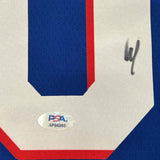 Tyrese Maxey Signed Jersey PSA Philadelphia 76ers Autographed