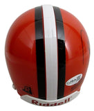 Paul Warfield Signed/Inscribed "HOF 83" Browns Mini Football Helmet JSA 213145