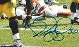 Jerome Bettis Autographed Pittsburgh Steelers 16x20 TD Photo - Beckett W Holo