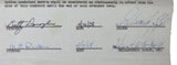 Bert Bell Philadelphia Eagles Signed/Autographed 1958 Contract JSA 160875