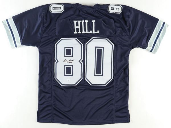 Tony Hill Signed Dallas Cowboys Jersey (JSA) Super Bowl XII Champion Receiver