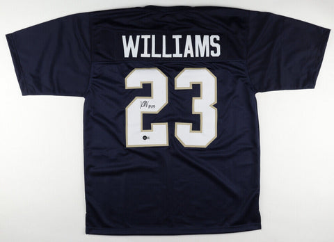 Kyren Williams Signed Notre Dame Fighting Irish Jersey (Beckett) L.A. Rams #1 RB
