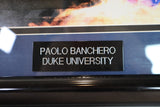 Paolo Banchero Duke University Autographed 8x10 Photo Framed