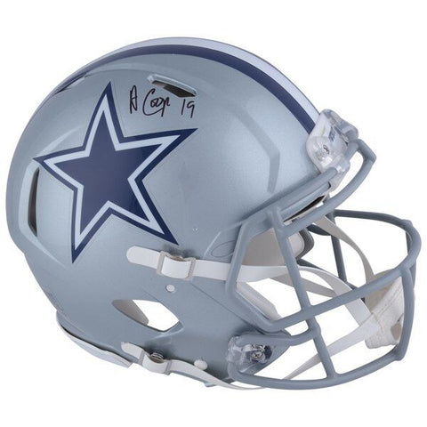 AMARI COOPER Autographed Dallas Cowboys Authentic Speed Helmet FANATICS