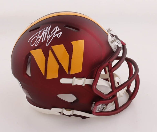 Terry McLaurin Autographed Washington Commanders Mini Helmet - Beckett