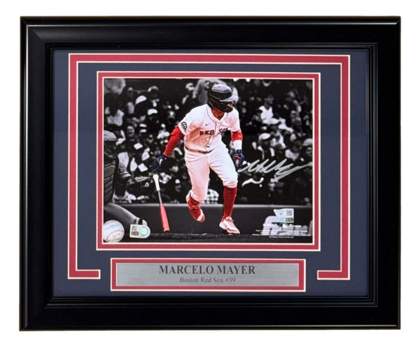 Marcelo Mayer Signed Framed 8x10 Boston Red Sox Photo Fanatics