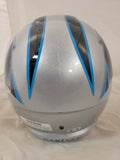 CHUBA HUBBARD SIGNED CAROLINA PANTHERS F/S SPEED REP HELMET BECKETT
