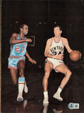 Bill Bradley & Anderson Autographed Magazine Page Photo Knicks Beckett BP55273