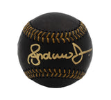 Andruw Jones Signed Atlanta Braves Rawlings Official Major League Black MLB Base