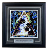 Joe Elliott Phil Collen Signed Framed 12x12 Def Leppard Photo JSA ITP