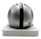 Brock Bowers Signed/Auto Mini Football Helmet Oakland Raiders Beckett 200065