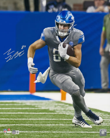 Sam LaPorta Autographed Signed 16x20 Photo Detroit Lions Beckett Wit