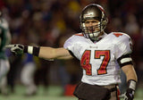 John Lynch Signed Buccaneers Football (Beckett) Super Bowl XXXVII Champion / D.B