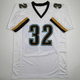 Autographed/Signed Maurice Jones-Drew Jacksonville White Jersey Beckett BAS COA