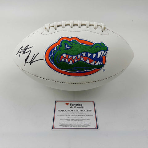Autographed/Signed Anthony Richardson Florida Gators Logo Fanatics COA