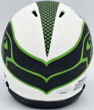 ERNEST JONES IV AUTOGRAPHED SEAHAWKS LUNAR ECLIPSE WHITE MINI HELMET MCS 242555