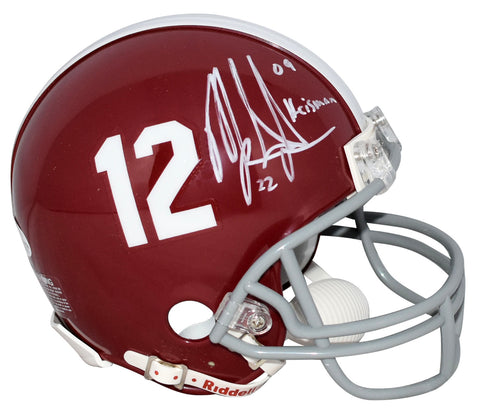 MARK INGRAM AUTOGRAPHED ALABAMA CRIMSON TIDE MINI HELMET W/ 09 HEISMAN