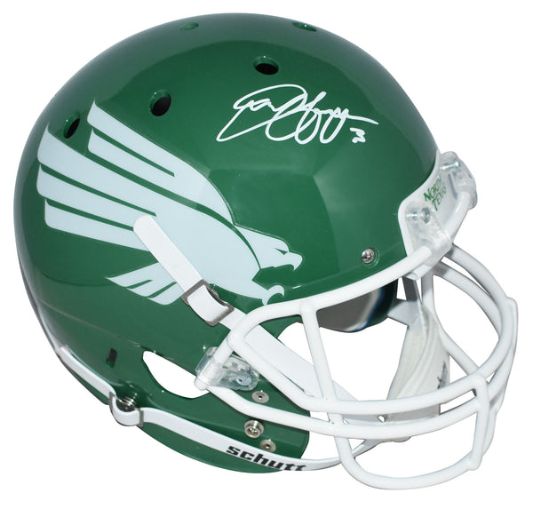 JEFF WILSON JR SIGNED NORTH TEXAS MEAN GREEN FULL SIZE HELMET BECKETT