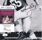 Maxie Baughan Autographed 8x10 B/W Photo Philadelphia Eagles JSA