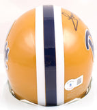 Tony Dorsett Signed Pittsburgh Panthers Mini Helmet w/Heisman-Beckett W Hologram