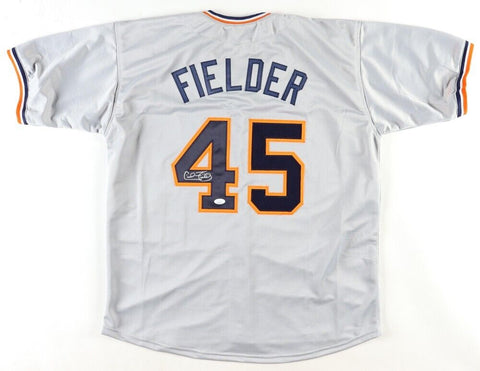 Cecil Fielder Signed Detroit Tigers Jersey (JSA COA) 3All-Star 1st Baseman / D.H