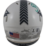 Brian Dawkins Autographed Philadelphia Eagles 24 STS Mini Helmet Beckett 49111