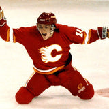 Theo Fleury Signed Calgary Flame Fanatics Jersey (AJ COA) 1989 Stanley Cup Champ