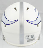 Jordan Addison Signed Vikings Alt 2024 Speed Mini Helmet - Beckett W Hologram