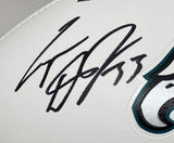 Cooper Dejean Signed Eagles Logo Football Fanatics w/ Super Bowl 59 Case