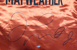 FLOYD MAYWEATHER JR. AUTHENTIC AUTOGRAPHED SIGNED RED BOXING ROBE BECKETT 121818