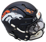 Terrell Davis Signed Denver Broncos Axiom Authentic NFL Helmet with "HOF 17"