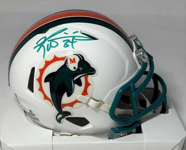Dolphins RICKY WILLIAMS Signed Riddell Throwback Speed Mini Helmet AUTO - JSA