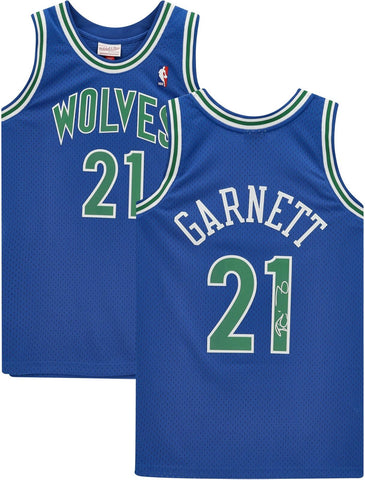 Kevin Garnett Timberwolves Signed Mitchell & Ness 1995 Hardwood Classic Jersey