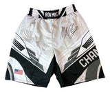Michael Chandler Signed Custom White MMA Fighting Trunks BAS ITP