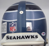 Marshawn Lynch Autographed Seahawks Authentic Full Size Helmet Go Hawks PSA/DNA
