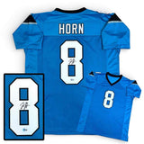 Jaycee Horn Autographed Jersey - Blue - Beckett Authenticated