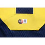 Luke Schoonmaker Autographed College Style Blue Jersey Beckett 42732