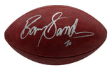 Barry Sanders HOF Signed Official Wilson NFL Football Lions JSA 214101